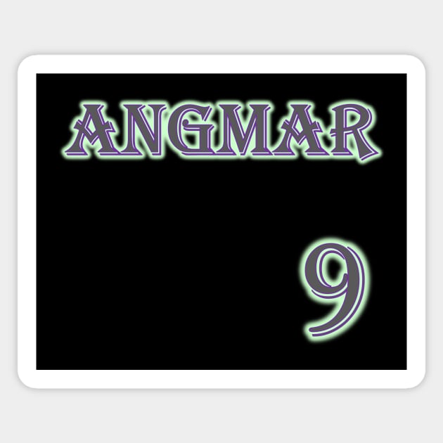 Angmar 9 Baseball Jersey Sticker by IORS